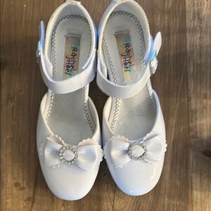 Rachel Kids White Dress Shoes
